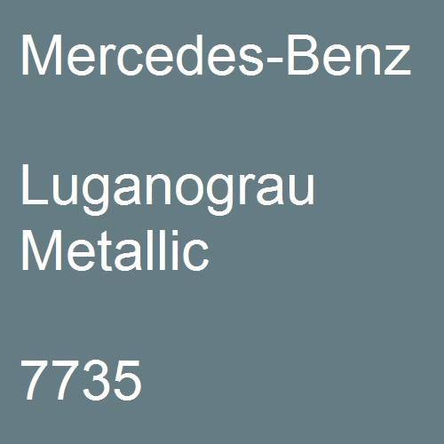 Mercedes-Benz, Luganograu Metallic, 7735.